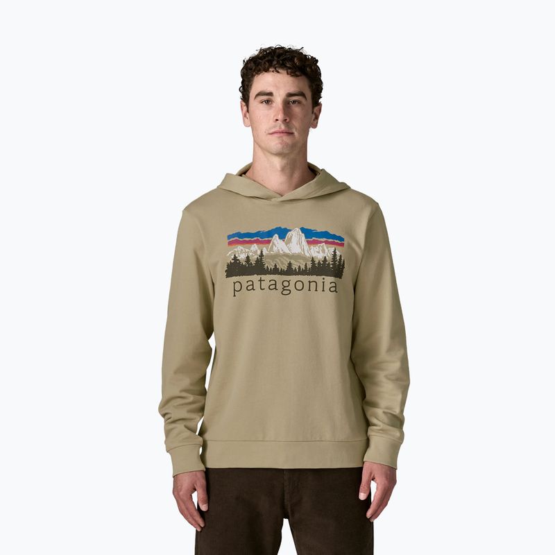 Pánská trekingová mikina Patagonia Fitz Roy Foothills Daily Hoody weathered stone