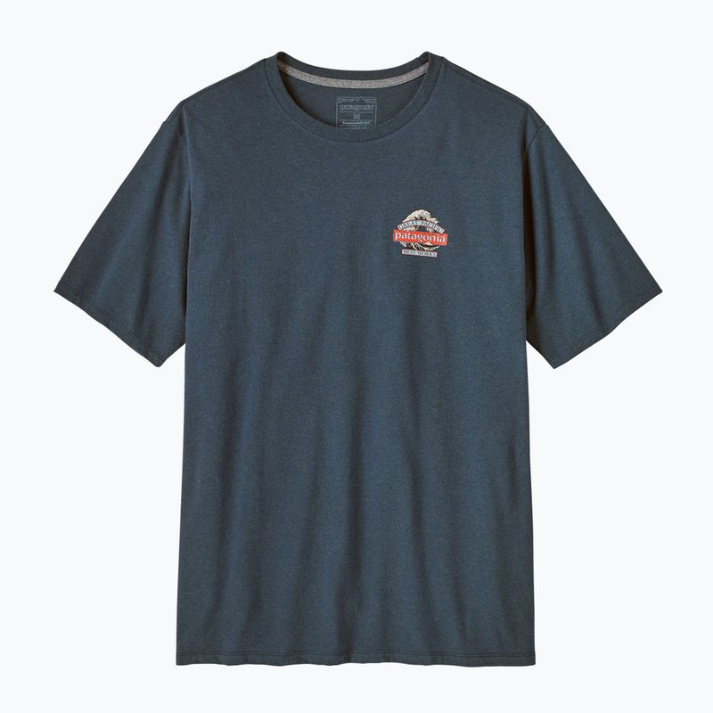 Pánské tričko na lezení Patagonia Great Waves Responsibili-Tee summit blue 3