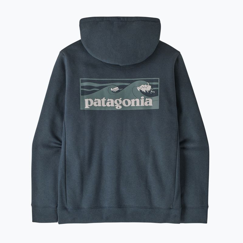 Pánská mikina Patagonia Boardshort Logo Uprisal Hoody Summit Blue 2