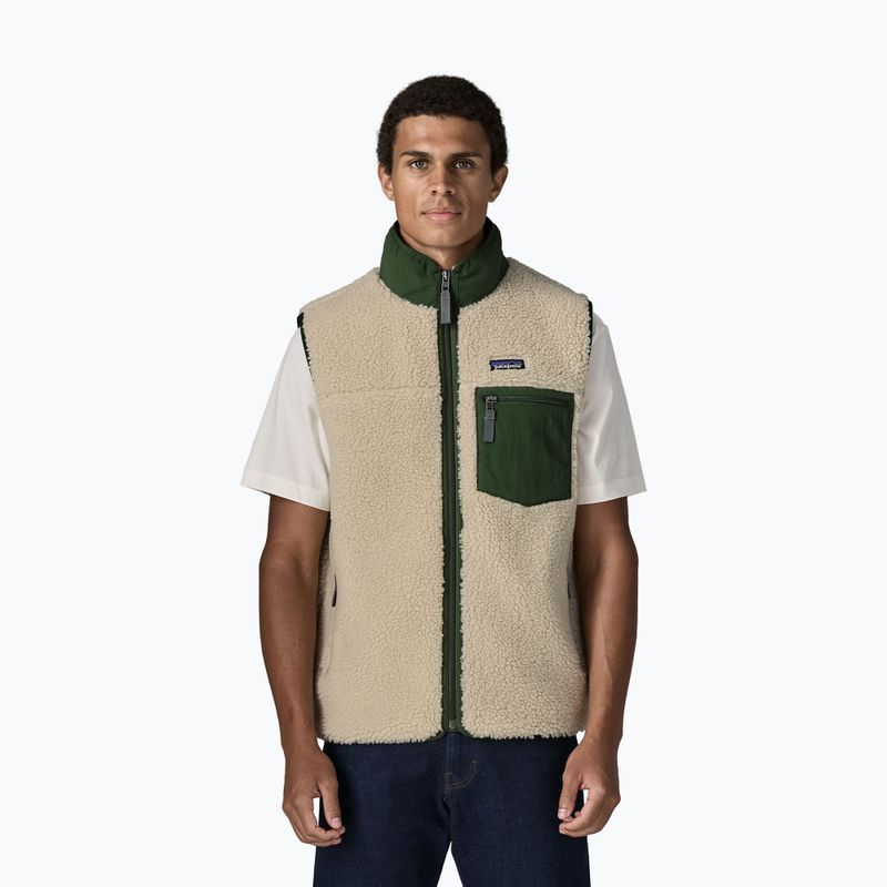 Pánská vesta Patagonia Classic Retro-X dark natural w/treeline green