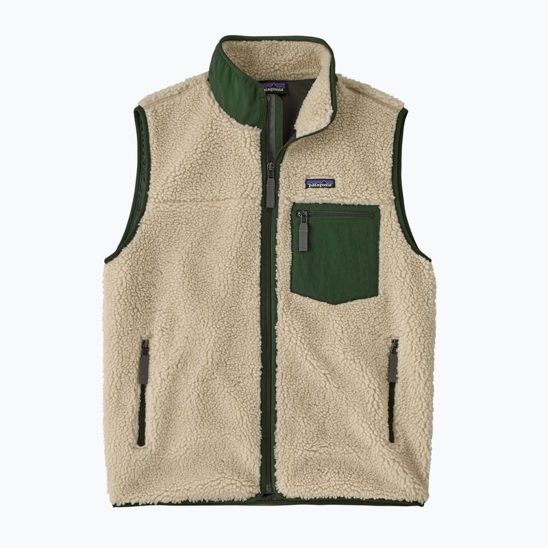 Pánská vesta Patagonia Classic Retro-X dark natural w/treeline green 2
