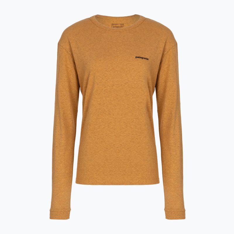 Dámské tričko Longsleeve Patagonia P-6 Logo Responsibili-Tee LS dried mango