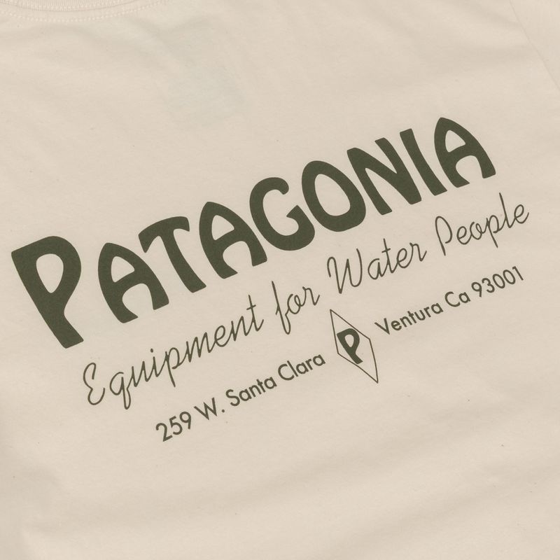 Pánské tričko na lezení Patagonia Water People Banner T-Shirt undyed natural 4