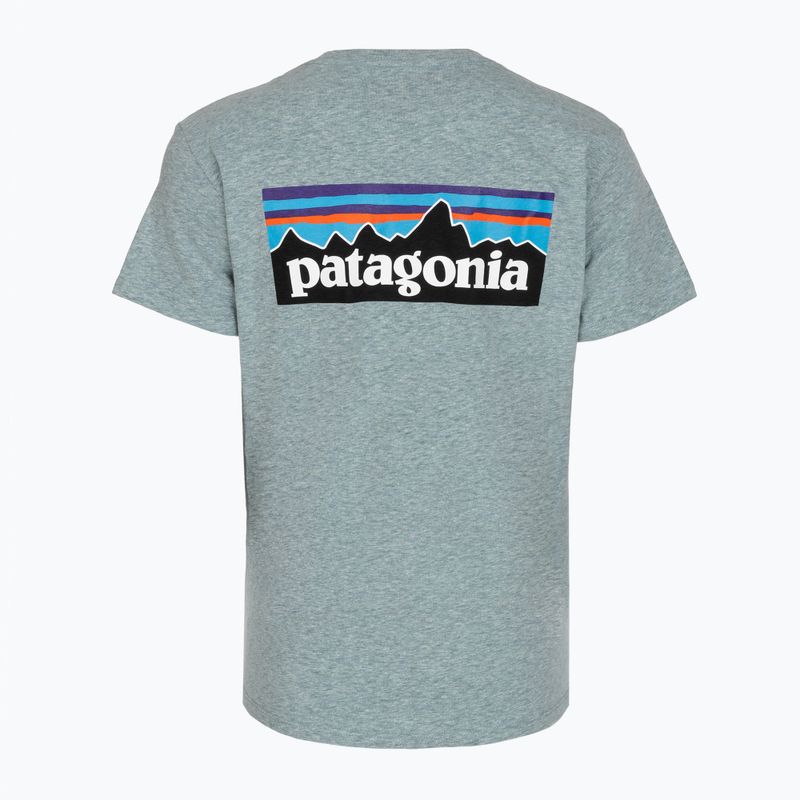 Dámské tričko Patagonia P-6 Logo Responsibili-Tee blue sage 2