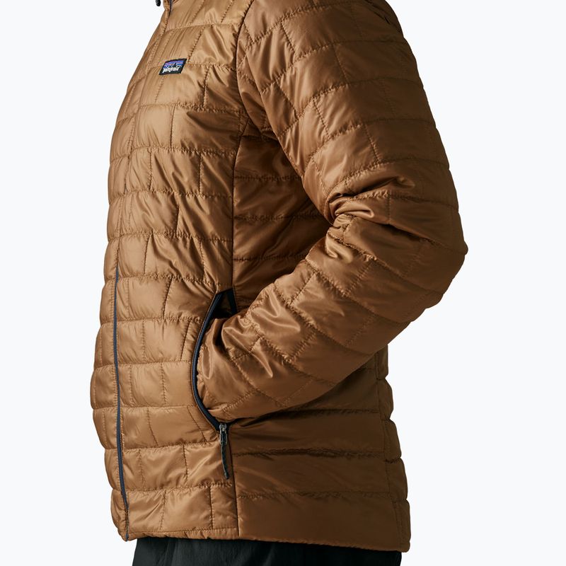 Pánská zateplená bunda Patagonia Nano Puff deer brown 6