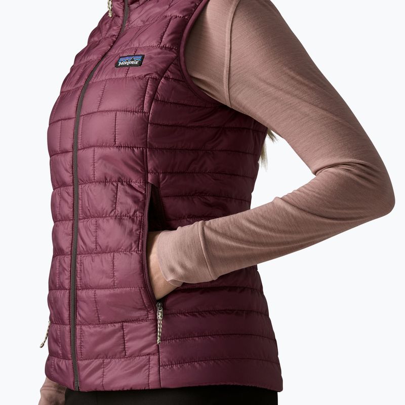 Dámská vesta Patagonia Nano Puff berry fig 5