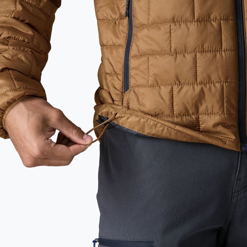 Pánská zateplená bunda Patagonia Nano Puff Hoody deer brown 8