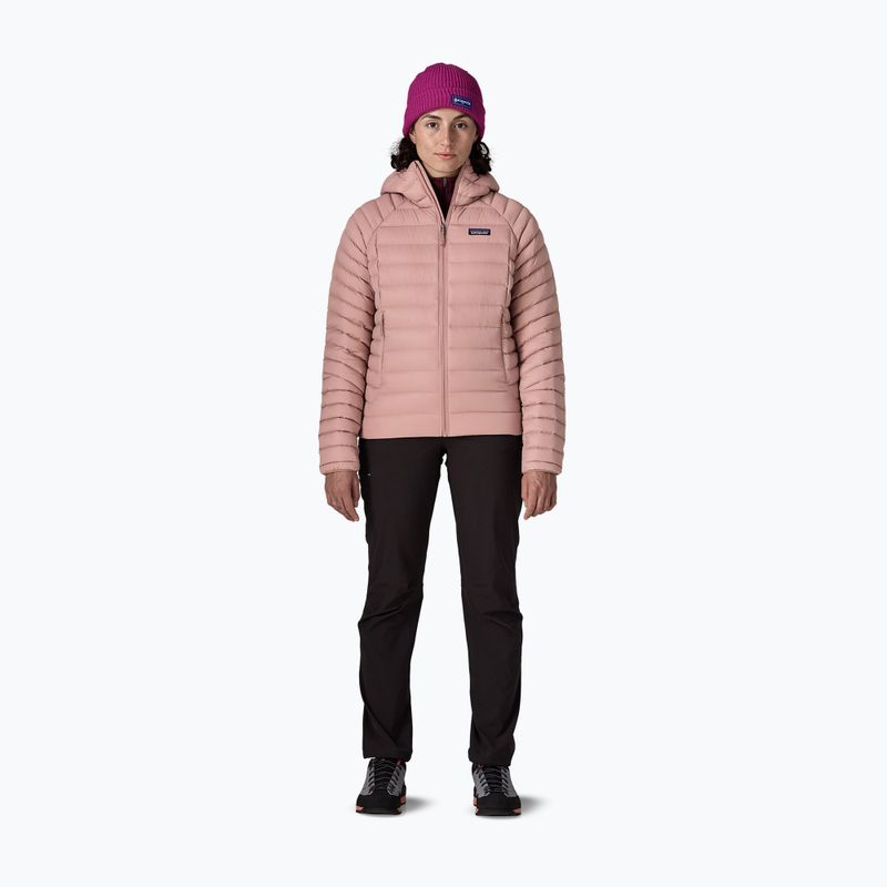 Dámská péřová bunda Patagonia Down Sweater Hoody moonrise taupe 2