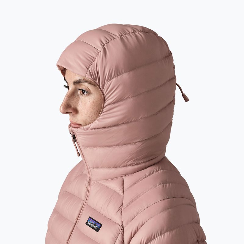 Dámská péřová bunda Patagonia Down Sweater Hoody moonrise taupe 6