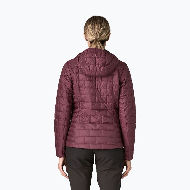 Dámská zateplená bunda Patagonia Nano Puff Hoody berry fig 2