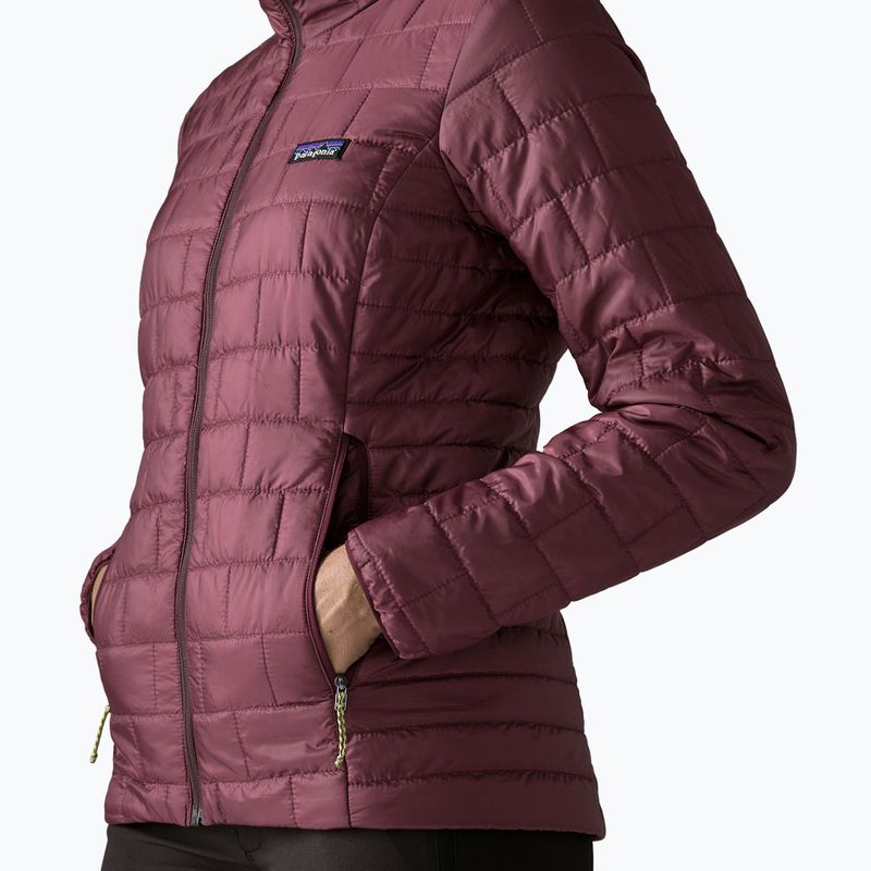 Dámská zateplená bunda Patagonia Nano Puff Hoody berry fig 5