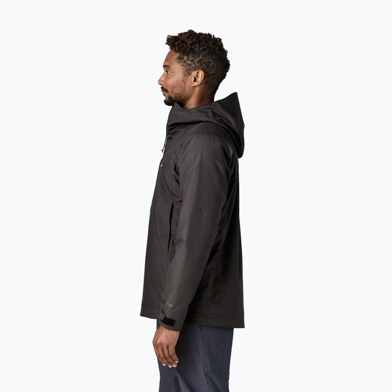 Pánská nepromokavá bunda Patagonia Insulated Boulder Fork Rain black 3
