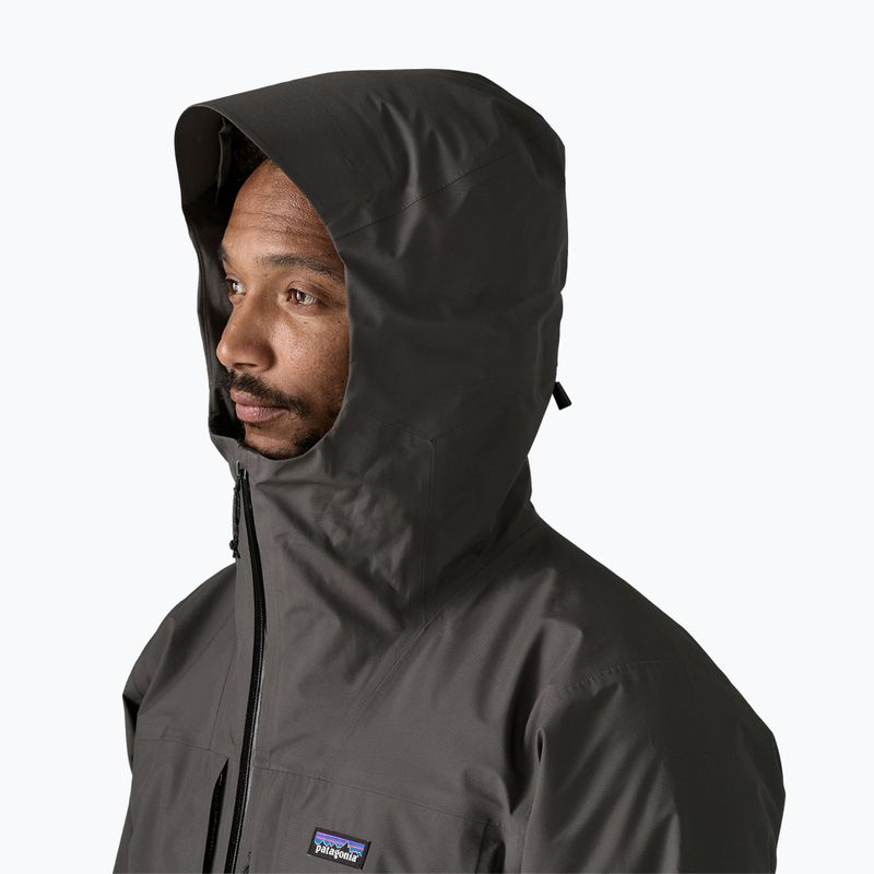 Pánská nepromokavá bunda Patagonia Insulated Boulder Fork Rain black 4