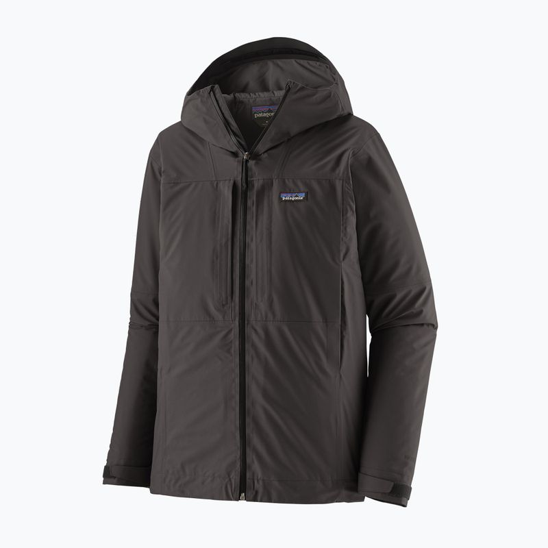 Pánská nepromokavá bunda Patagonia Insulated Boulder Fork Rain black 6
