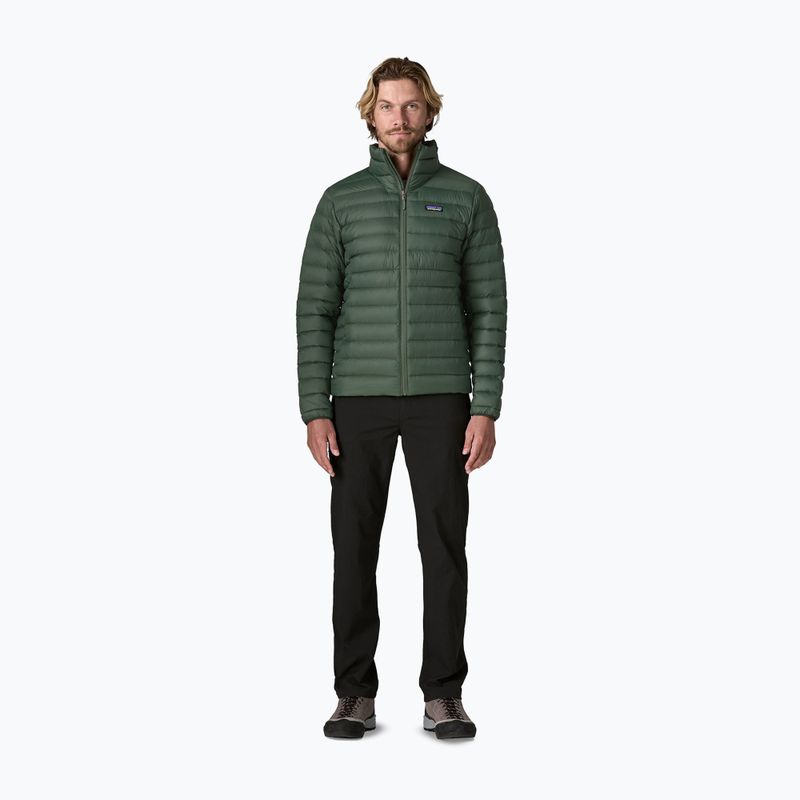 Pánská péřová bunda Patagonia Down Sweater treeline green 2