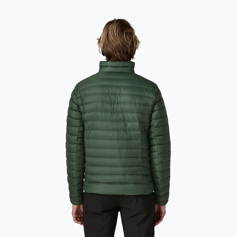 Pánská péřová bunda Patagonia Down Sweater treeline green 3