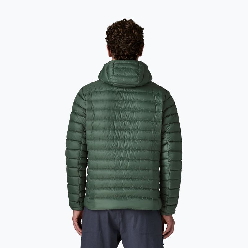 Pánská péřová bunda Patagonia Down Sweater Hoody treeline green 2