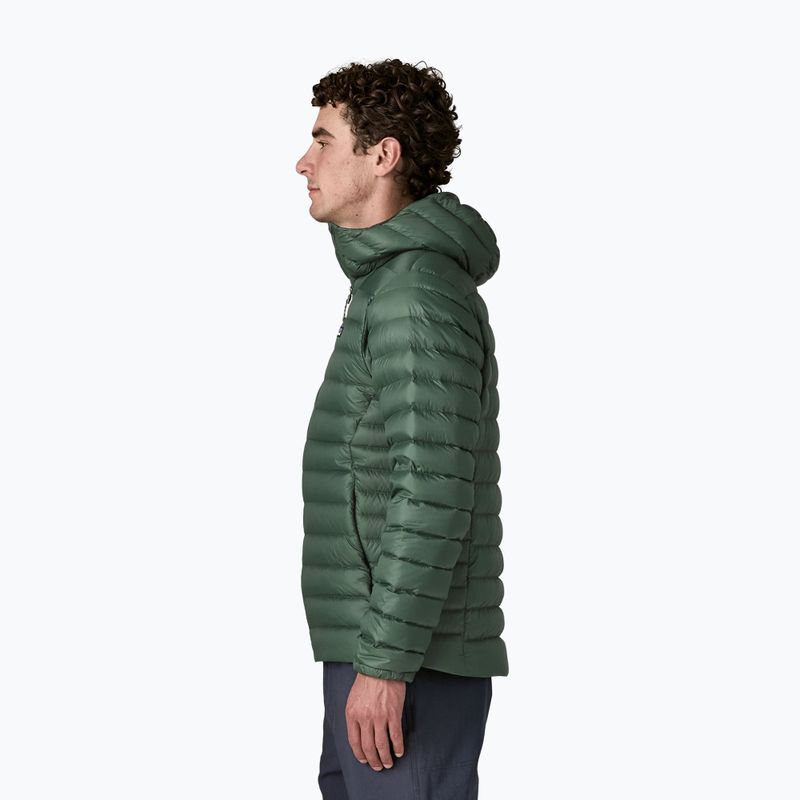 Pánská péřová bunda Patagonia Down Sweater Hoody treeline green 3