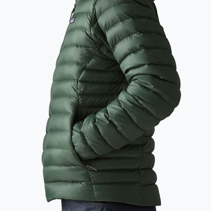 Pánská péřová bunda Patagonia Down Sweater Hoody treeline green 6