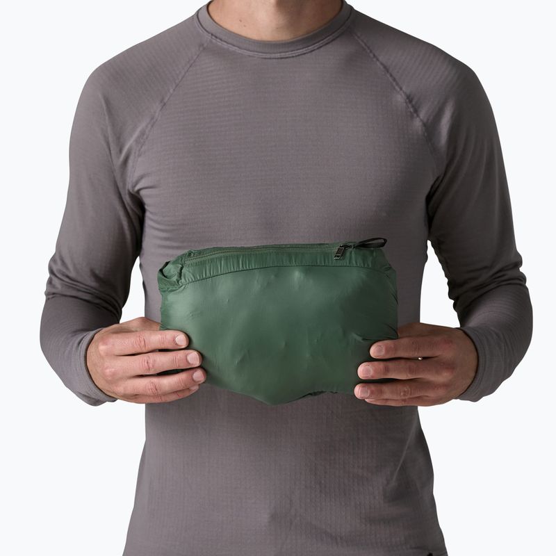 Pánská péřová bunda Patagonia Down Sweater Hoody treeline green 9