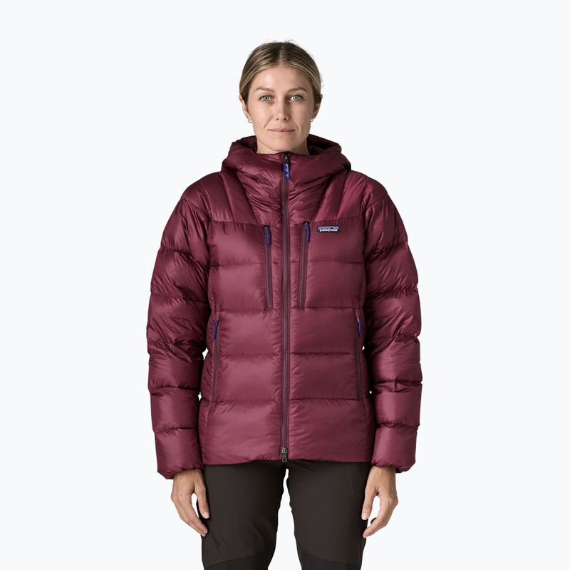 Dámská péřová bunda Patagonia Durable Down Hoody berry fig