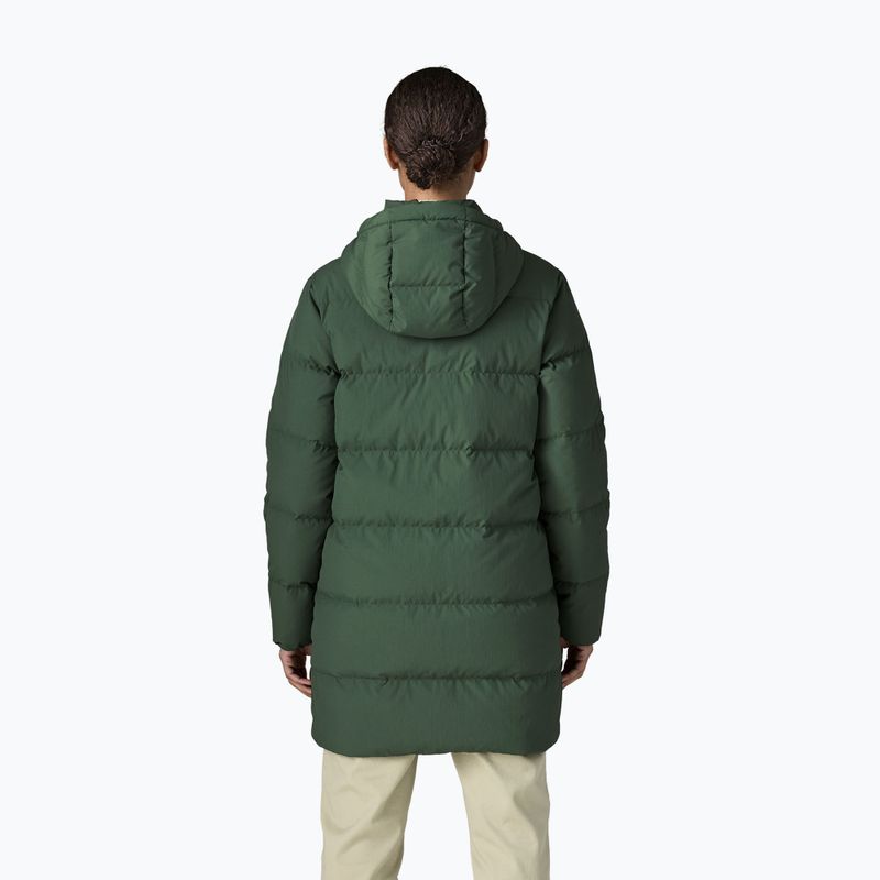 Dámský péřový kabát Patagonia Sisar Down Parka canopy green 2
