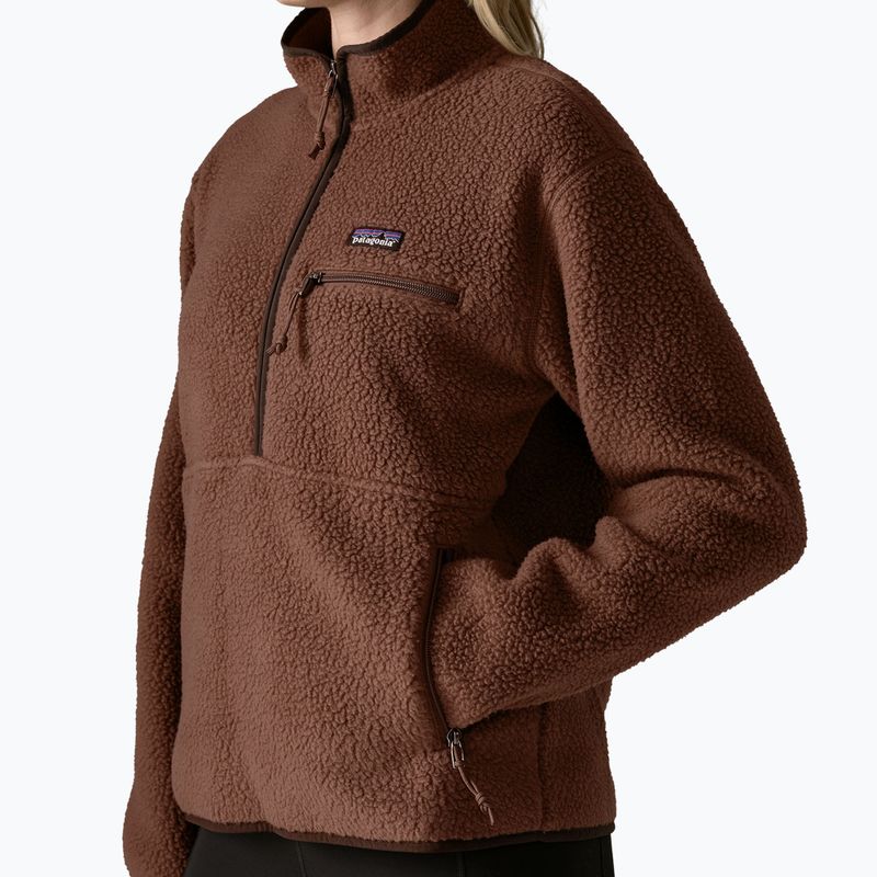 Dámská fleecová mikina Patagonia Retro Pile Marsupial berm brown 4