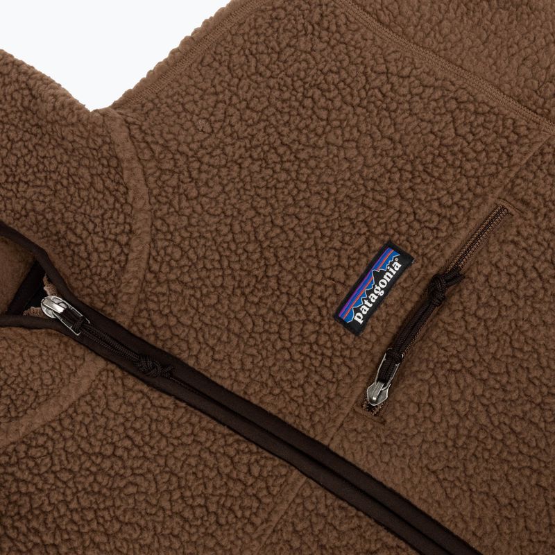 Dámská fleecová mikina Patagonia Retro Pile Hoody berm brown 3