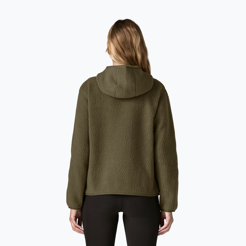 Dámská fleecová mikina Patagonia Retro Pile Hoody basin green 2