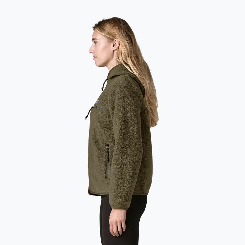 Dámská fleecová mikina Patagonia Retro Pile Hoody basin green 3