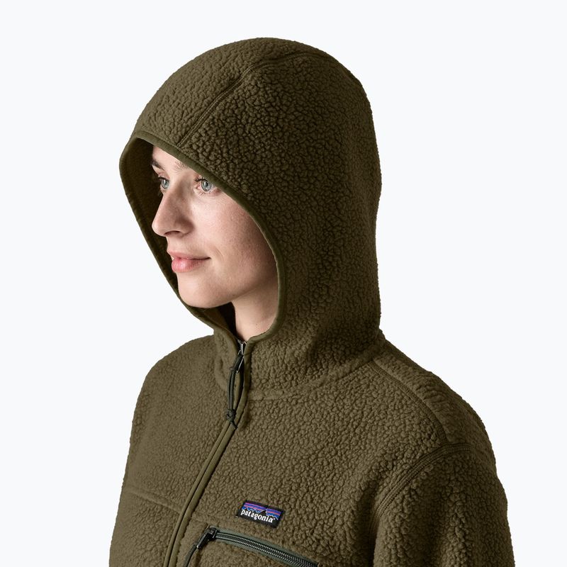 Dámská fleecová mikina Patagonia Retro Pile Hoody basin green 4