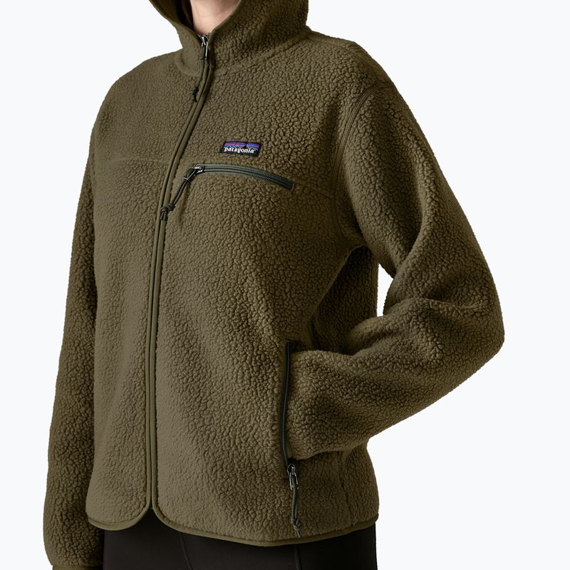 Dámská fleecová mikina Patagonia Retro Pile Hoody basin green 5