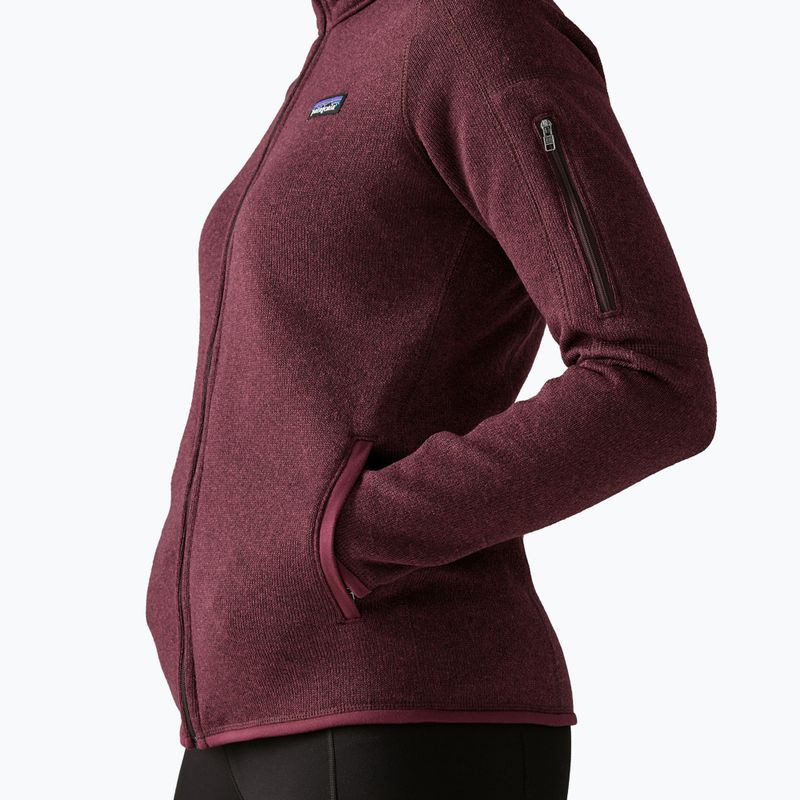 Dámská trekingová mikina Patagonia Better Sweater berry fig 4