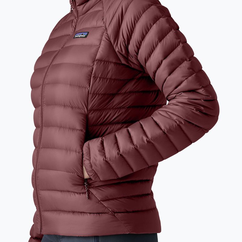 Dámská péřová bunda Patagonia Down Sweater dark ruby 5