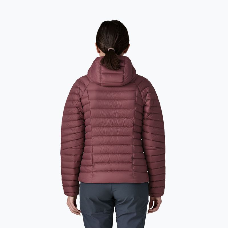 Dámská péřová bunda Patagonia Down Sweater Hoody dark ruby 3