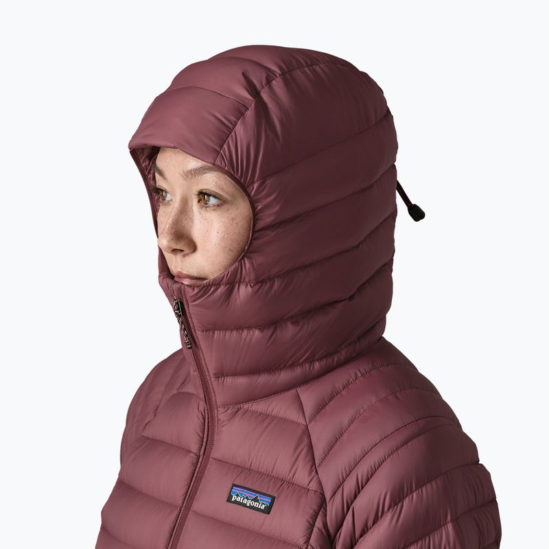 Dámská péřová bunda Patagonia Down Sweater Hoody dark ruby 5