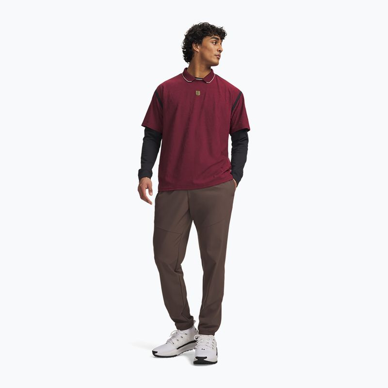 Pánské kalhoty Under Armour Vibe Woven Jogger peppercorn/highland buff 2