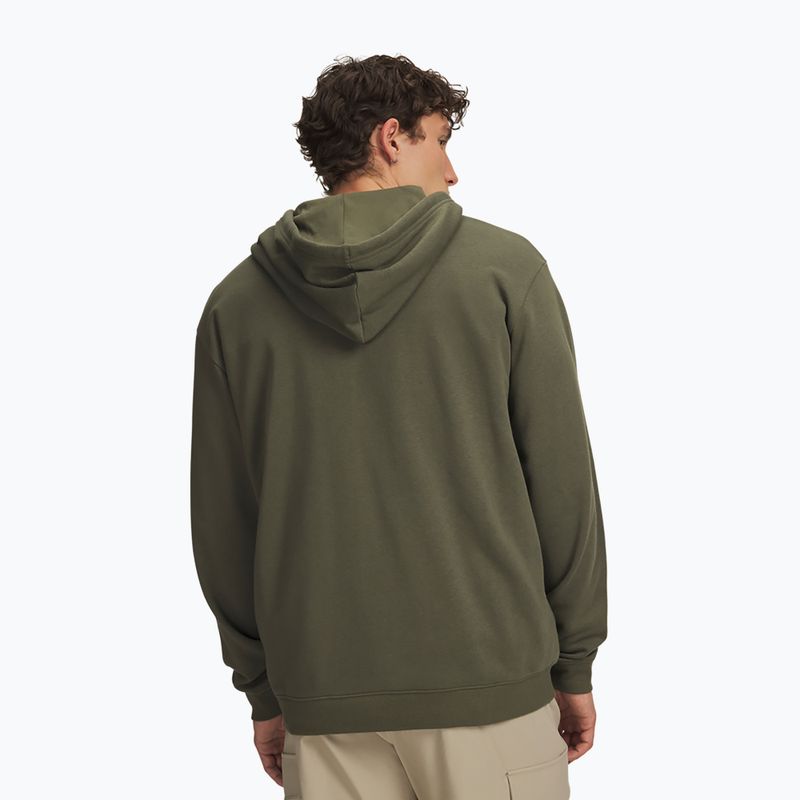 Pánská mikina Under Armour Rival Fleece Full Zip marine od green/white 2