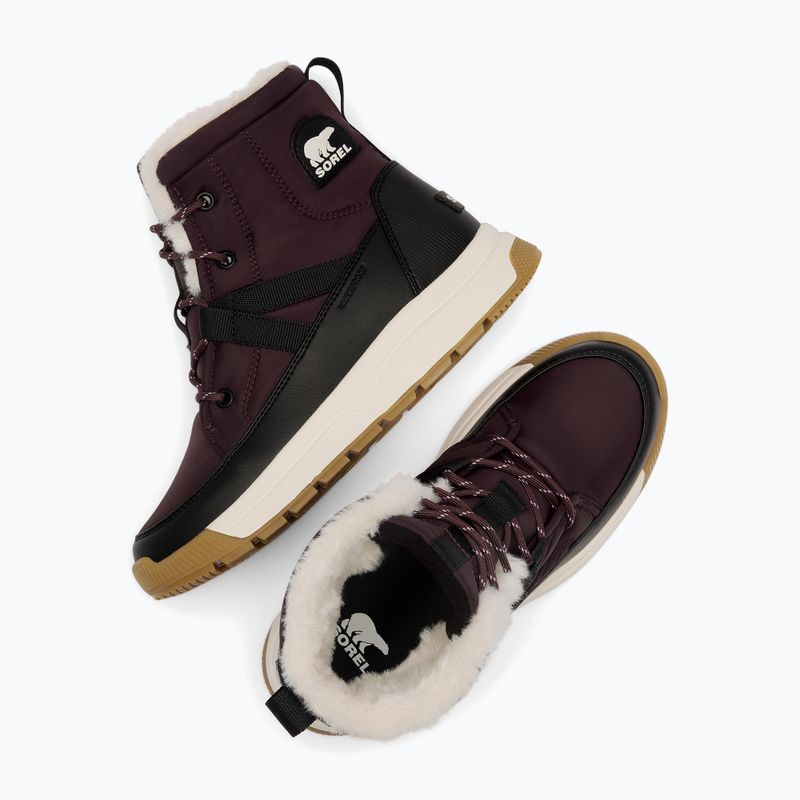 Dámské sněhule Sorel Whitney III Mid Wp red lodge/black 7