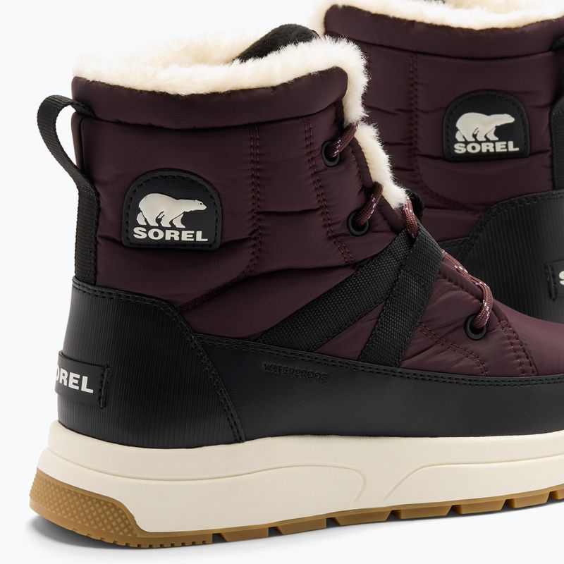 Dámské sněhule Sorel Whitney III Mid Wp red lodge/black 8