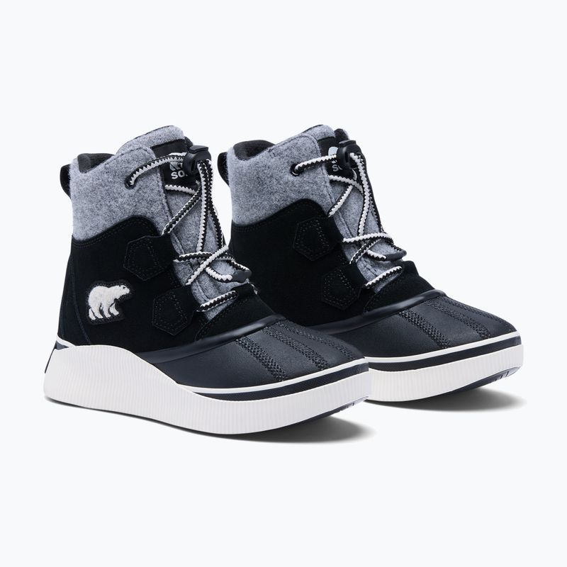 Dětské sněhule Sorel Out N About IV Chillz Waterproof black/chalk 4
