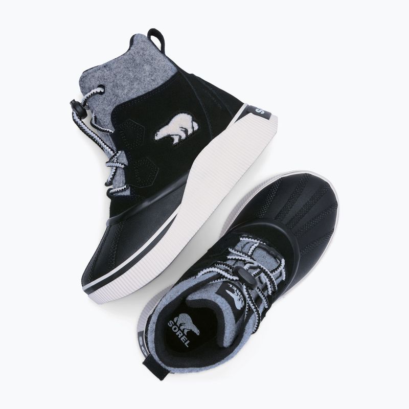 Dětské sněhule Sorel Out N About IV Chillz Waterproof black/chalk 7