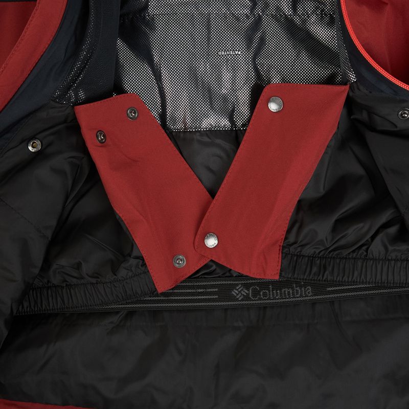 Pánská lyžařská bunda Columbia Iceberg Point II red oxide/black 7