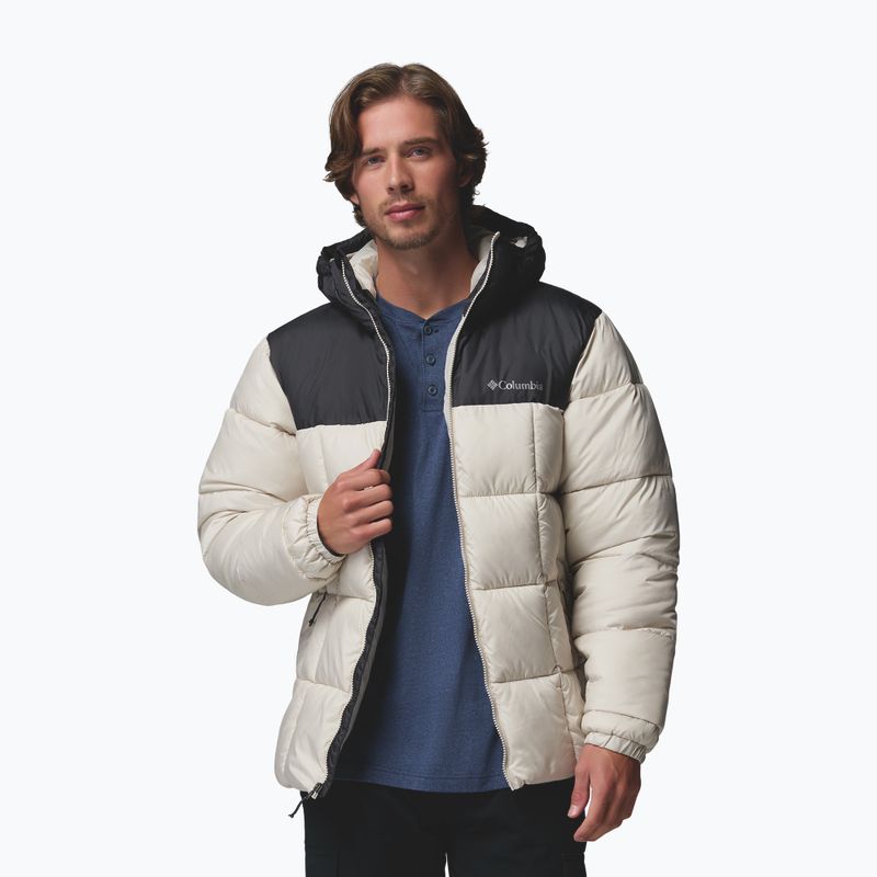 Pánská zateplená bunda Columbia Puffect IV Hooded dark stone/shark 5