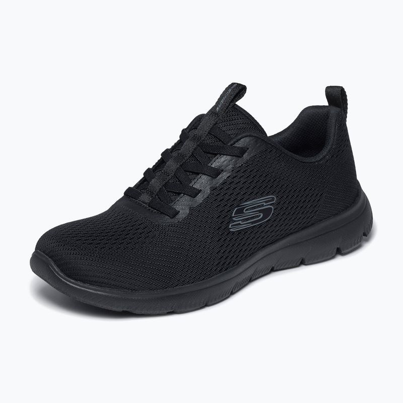 Dámské boty SKECHERS Summits Fresh Vision black 4