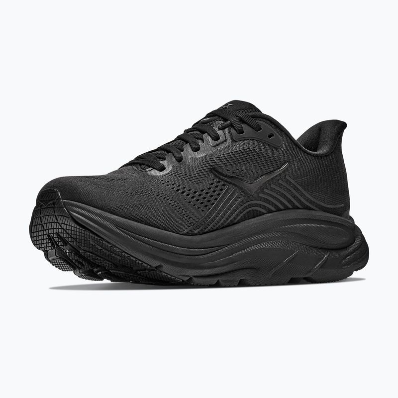 Dámská běžecká mikina HOKA Clifton 11 Wide black/black 4