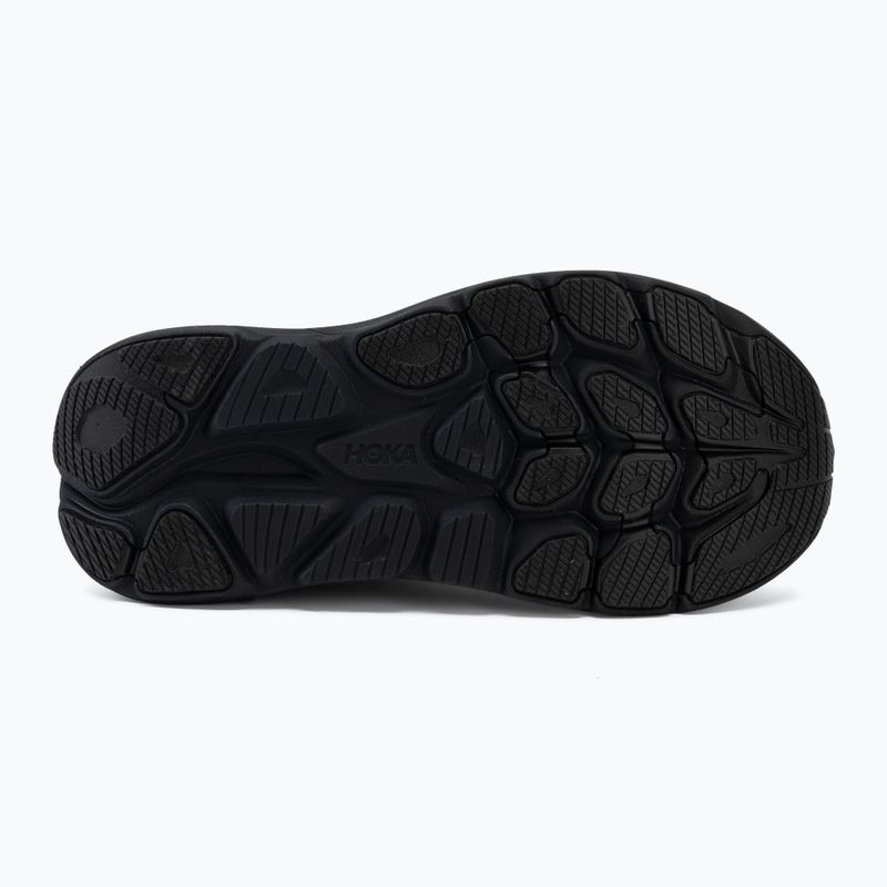 Dámská běžecká mikina HOKA Clifton 11 Wide black/black 4