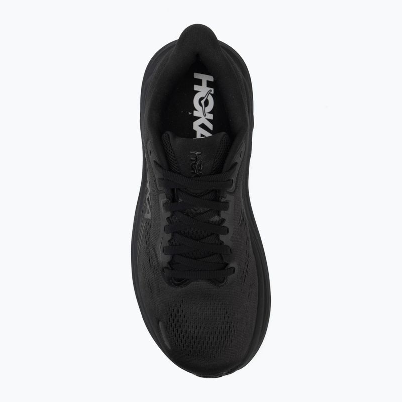 Dámská běžecká mikina HOKA Clifton 11 Wide black/black 5