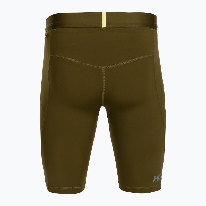 Pánské běžecké šortky HOKA Novafly Half Tight sepia 2