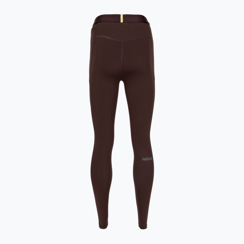 Dámské běžecké legíny HOKA Novafly Run Tight 25" deep mauve 2